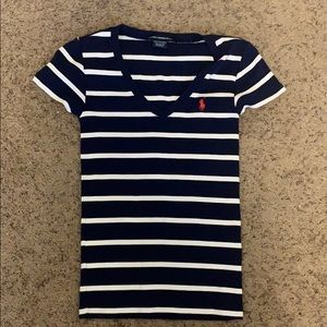 Ralph Lauren Sport striped v-neck tee